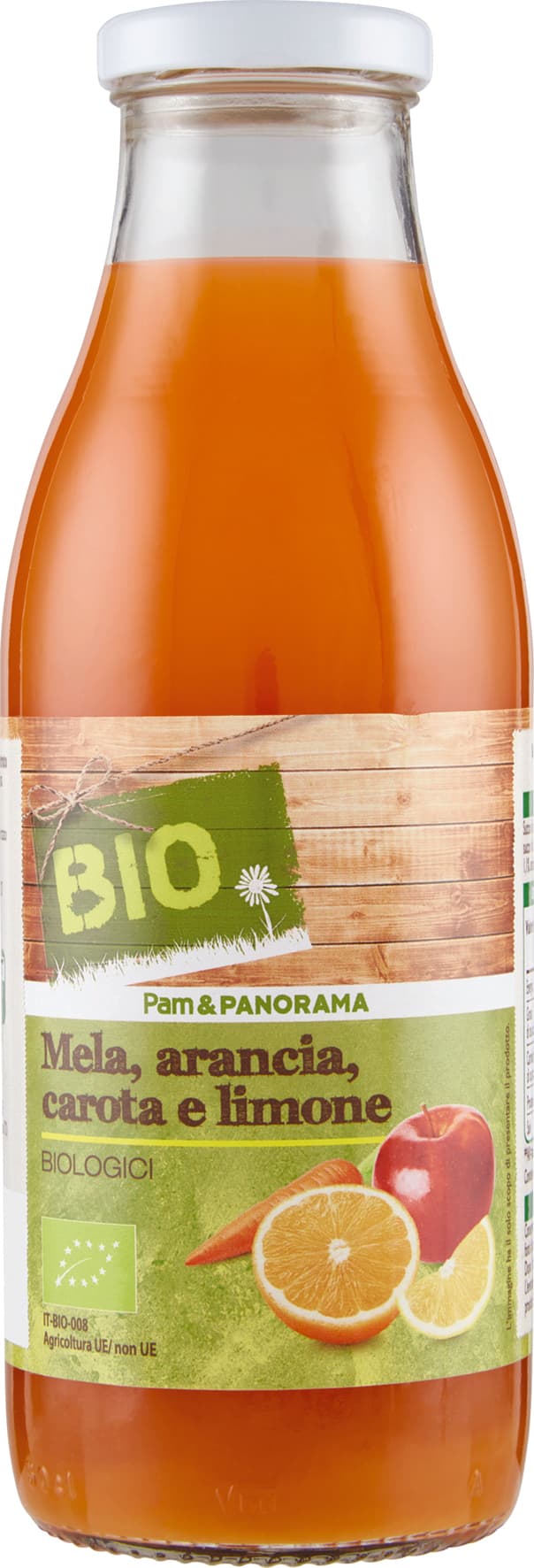 BIO Mela, arancia, carota e limone Biologici 500 ml – immagine 2