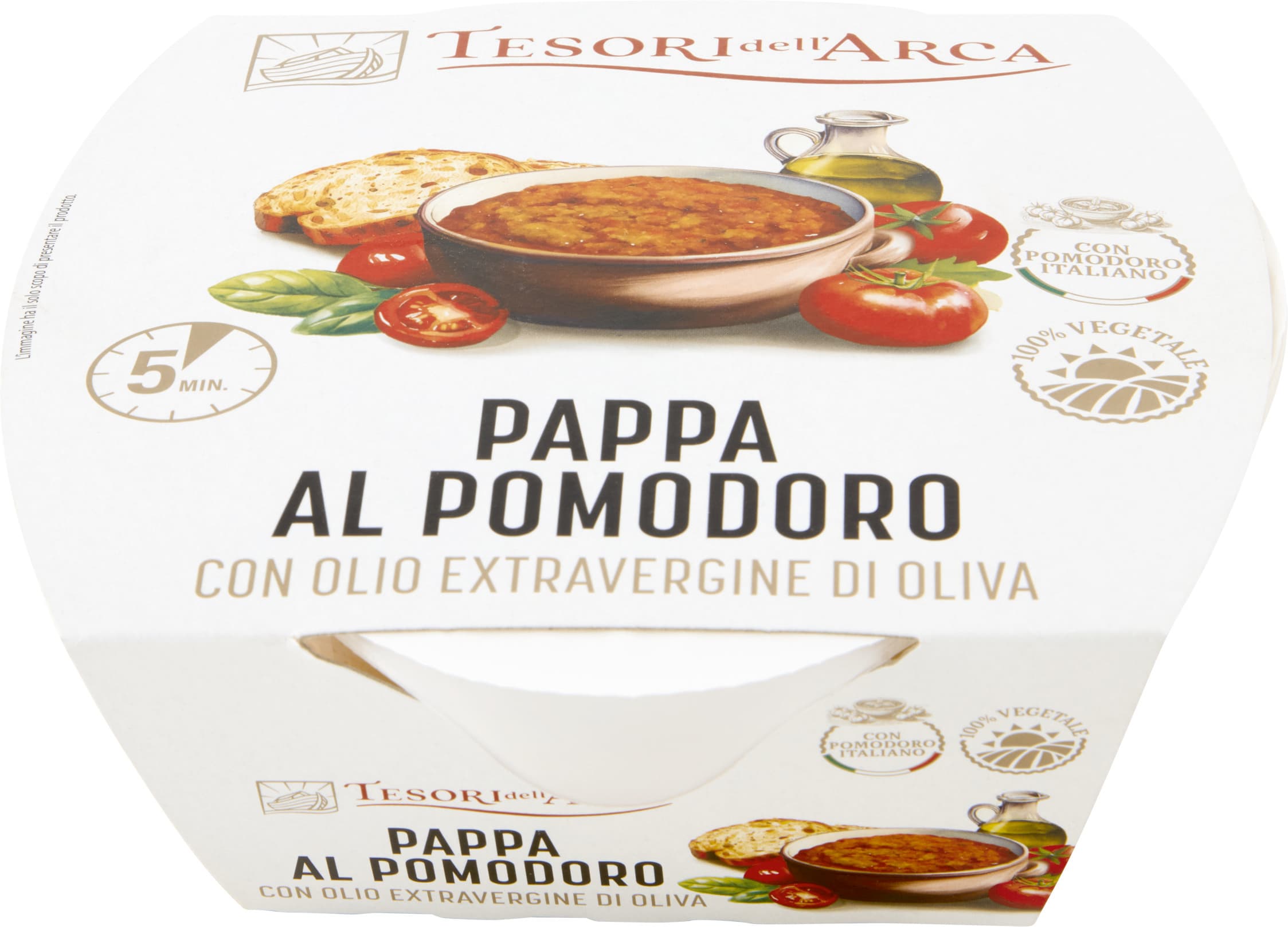 TESORI DELL'ARCA Pappa al Pomodoro con Olio Extravergine di Oliva 350 g – immagine 2