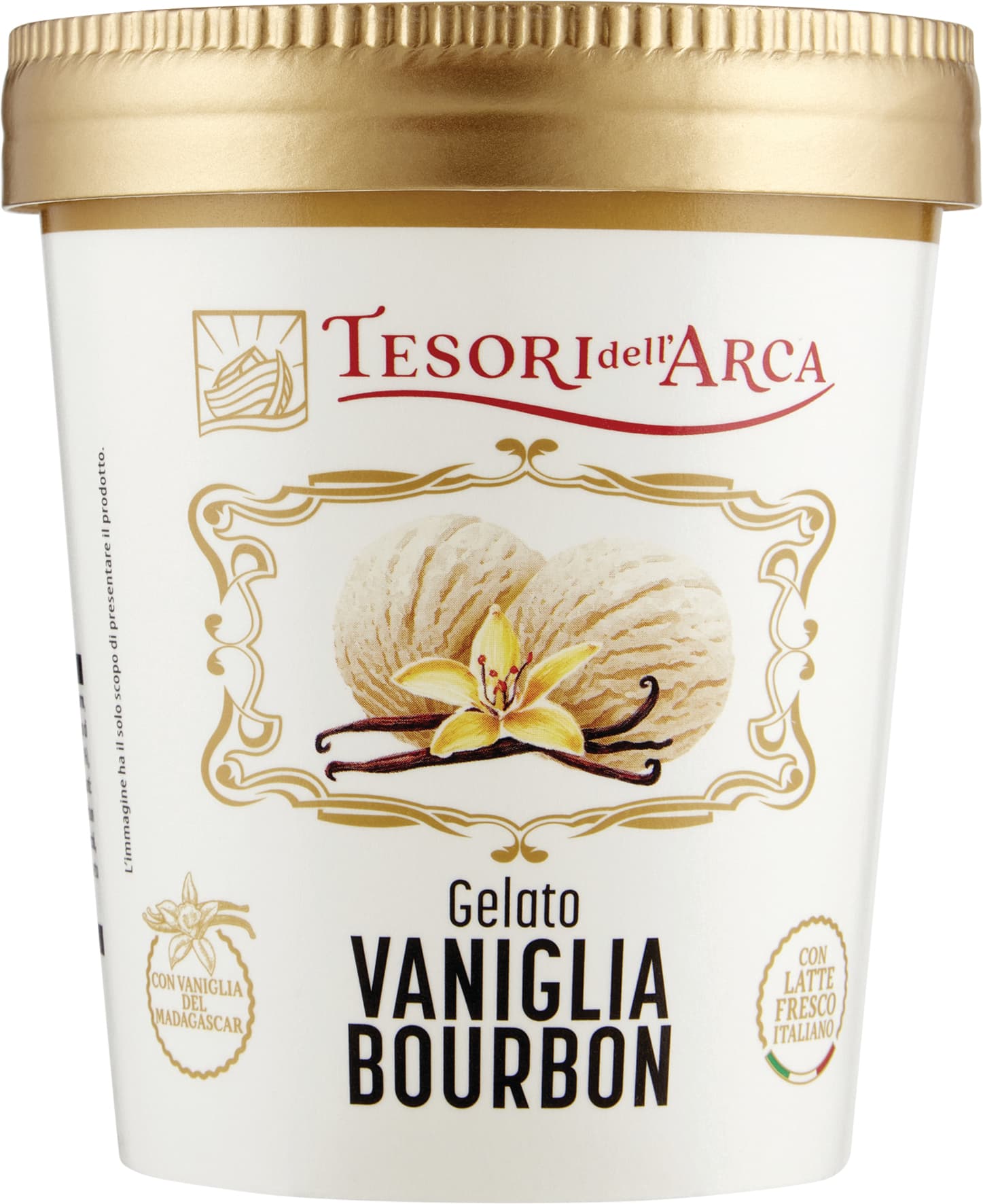 TESORI DELL'ARCA Gelato Vaniglia Bourbon 300 g – immagine 2