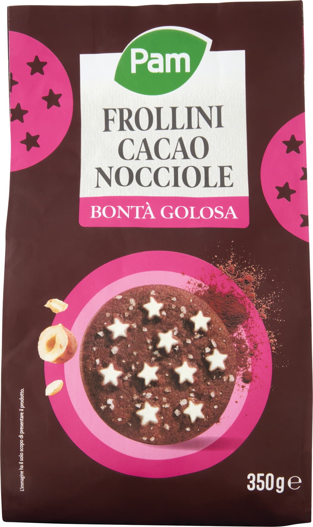 PAM Frollini Cacao Nocciole 350 g – immagine 2