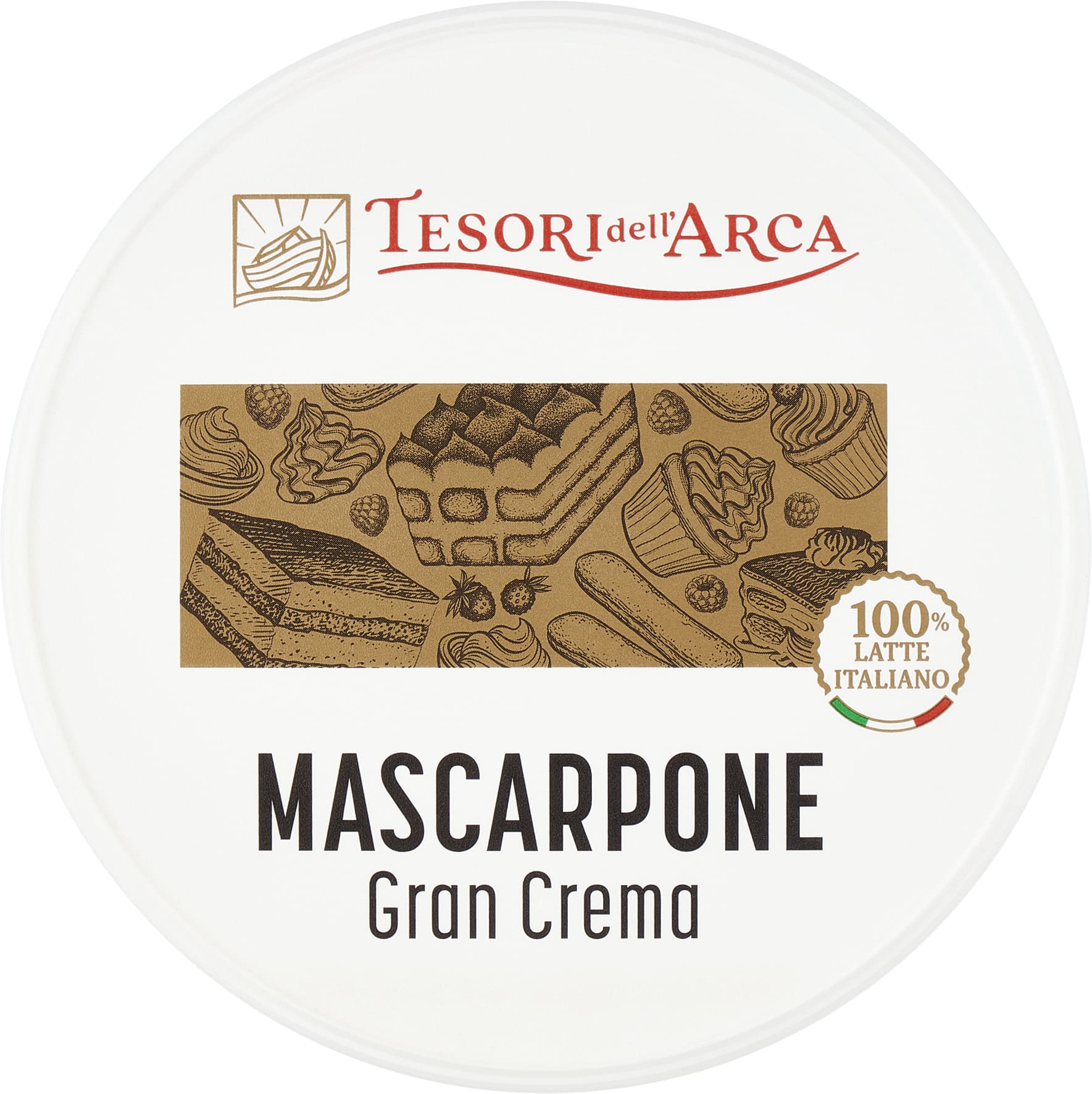 TESORI DELL'ARCA Mascarpone Gran Crema 250 g – immagine 2