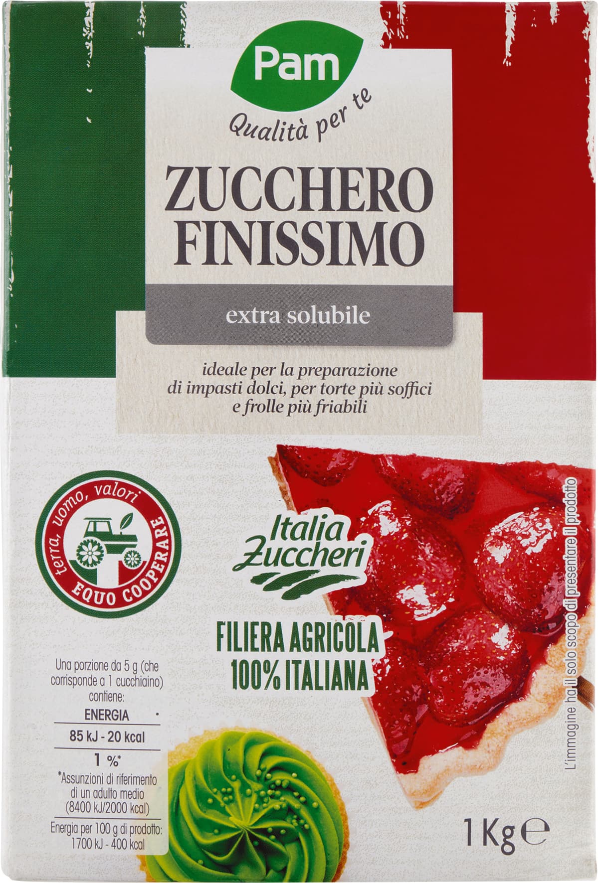 PAM Qualità per te Zucchero Finissimo 1 kg – immagine 2