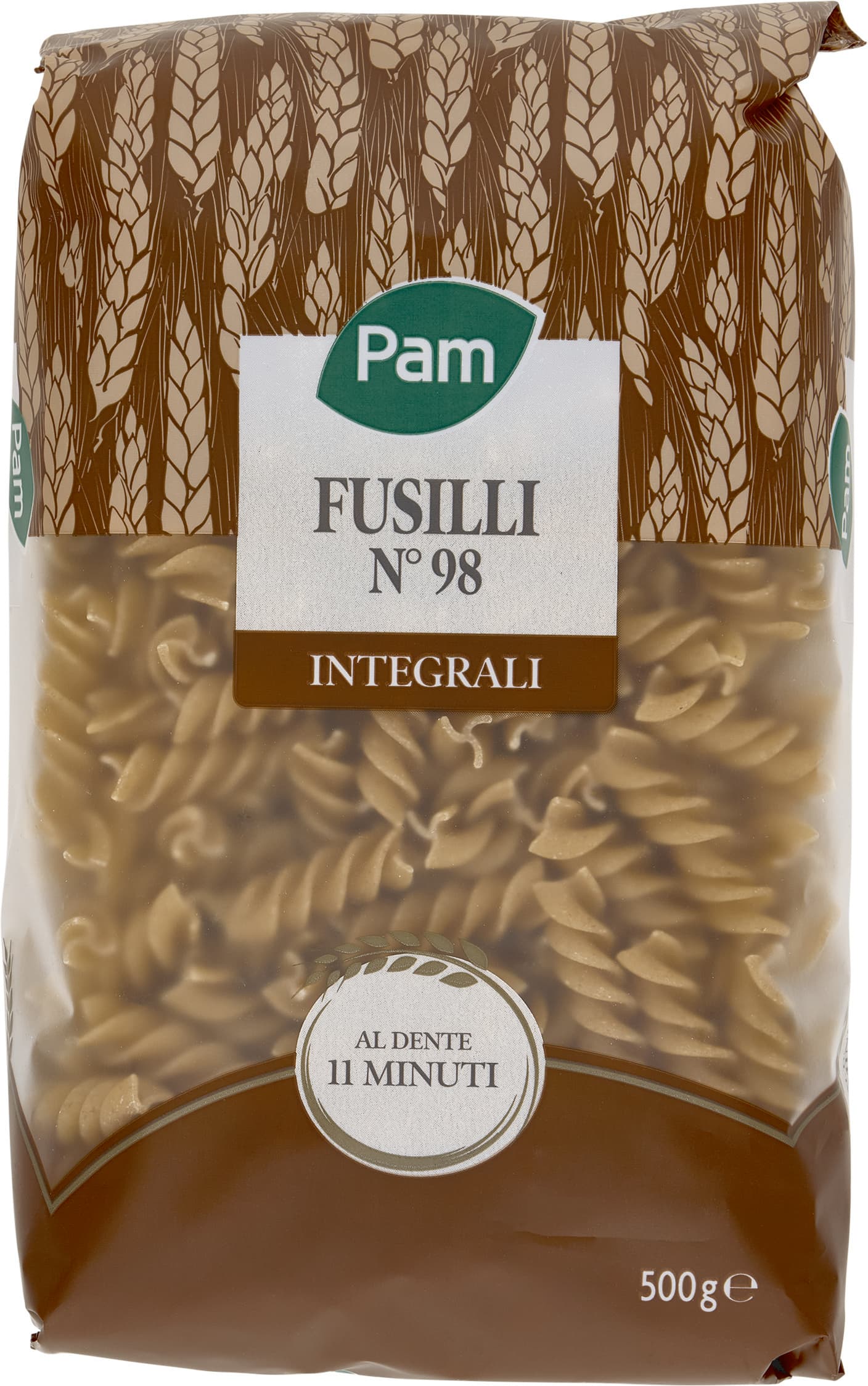 PAM Fusilli N° 98 Integrali 500 g – immagine 2