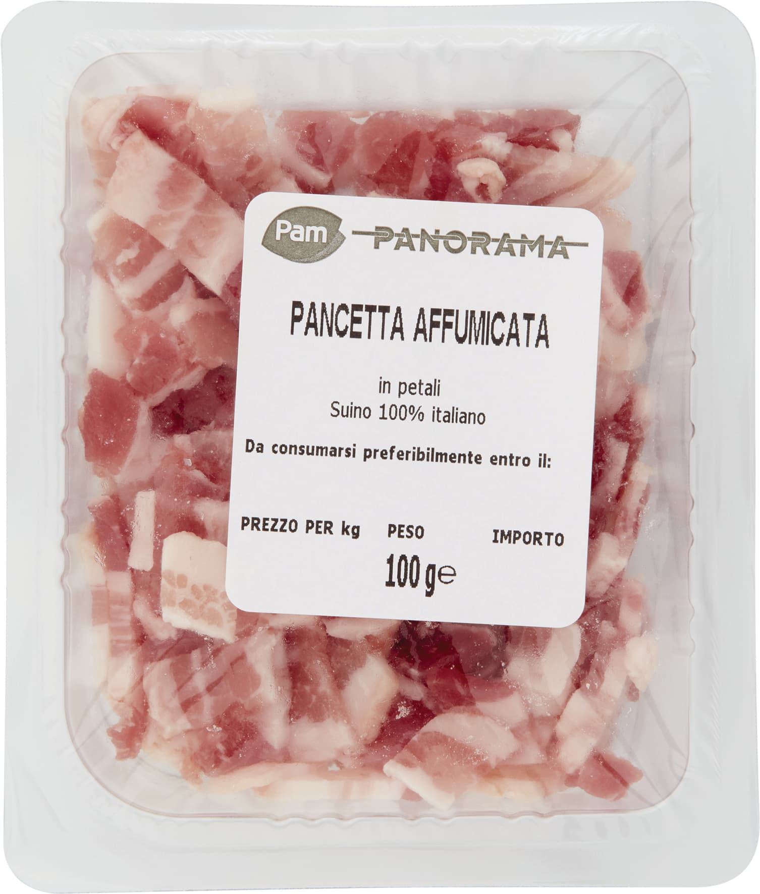 PAM PANORAMA Pancetta Affumicata in petali 100 gg – immagine 2
