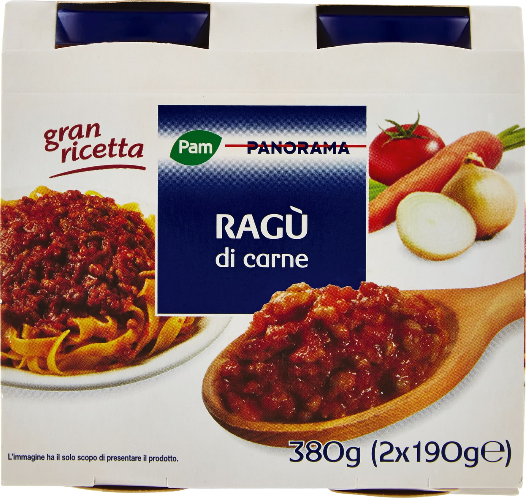 PAM PANORAMA Ragù di carne 380g (190g x 2) – immagine 2