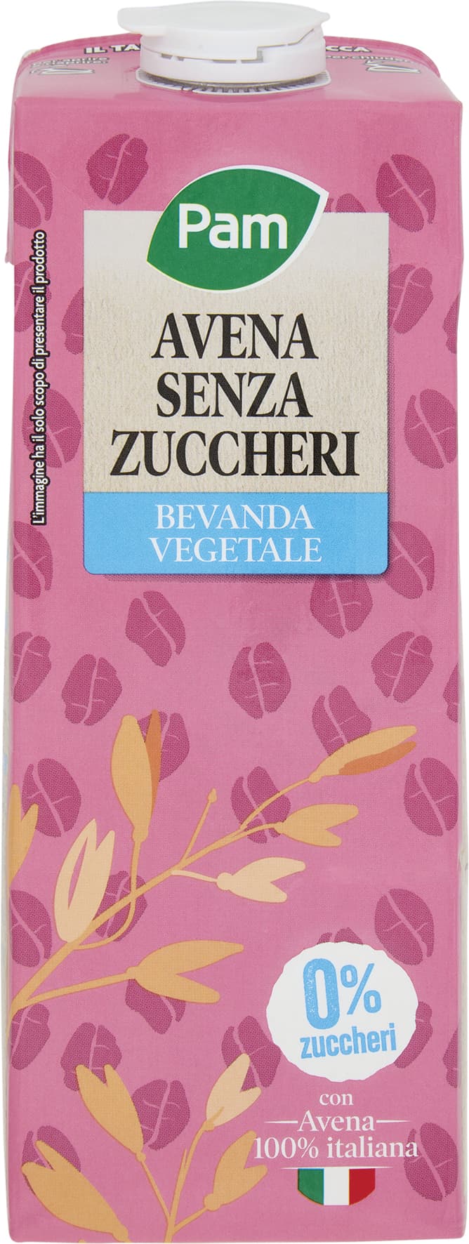 PAM Avena Senza Zuccheri Bevanda Vegetale 1 L – immagine 2
