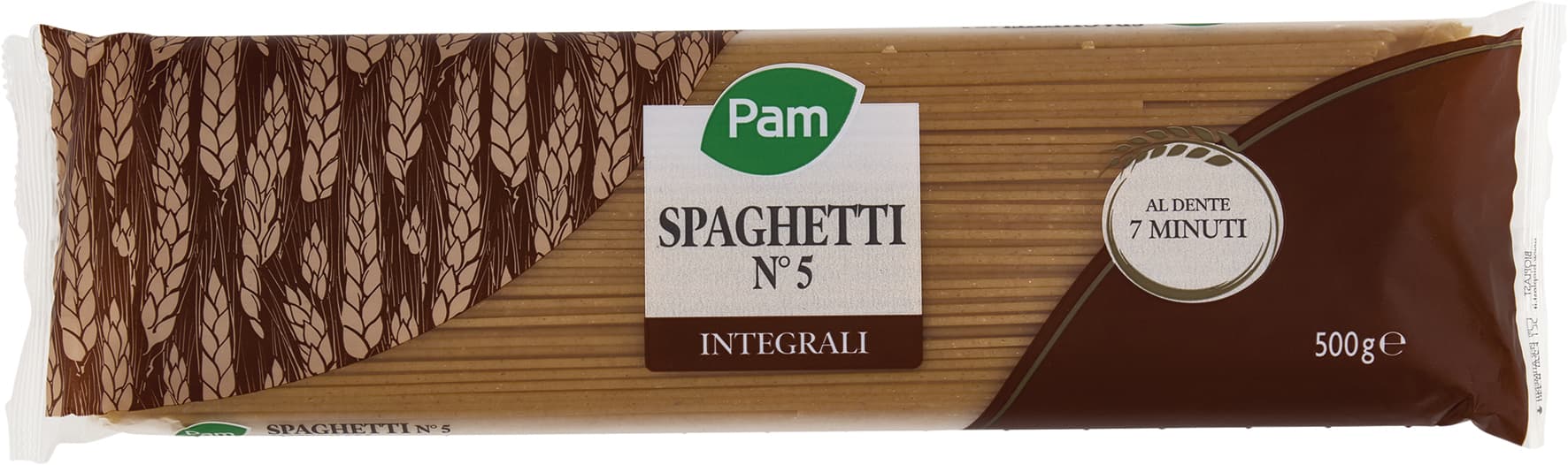 PAM Spaghetti N° 5 Integrali 500 g – immagine 2