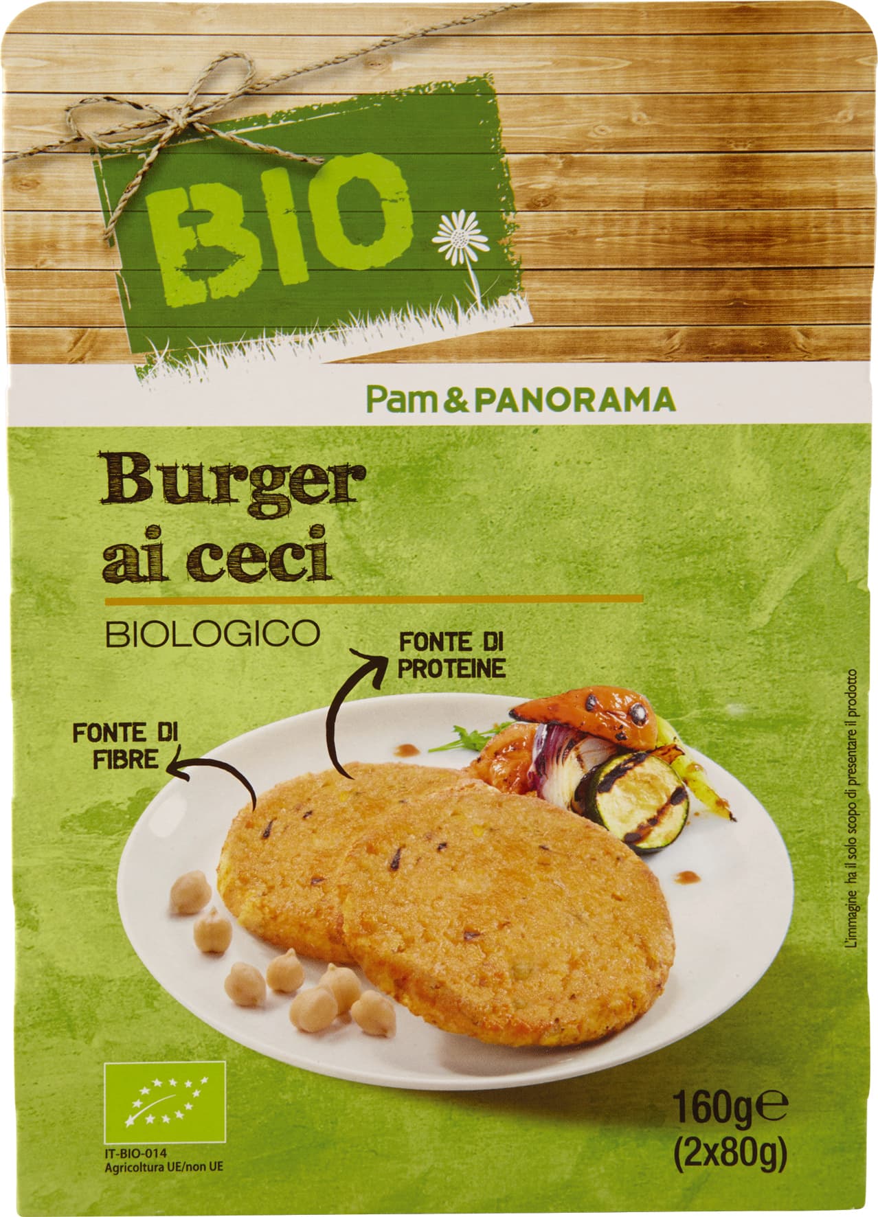 BIO Burger ai ceci Biologico 2 x 80 g – immagine 2