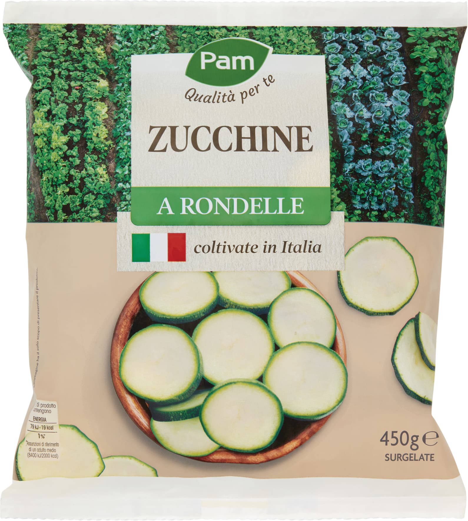 PAM PANORAMA Zucchine a Disco surgelate 450 g – immagine 2