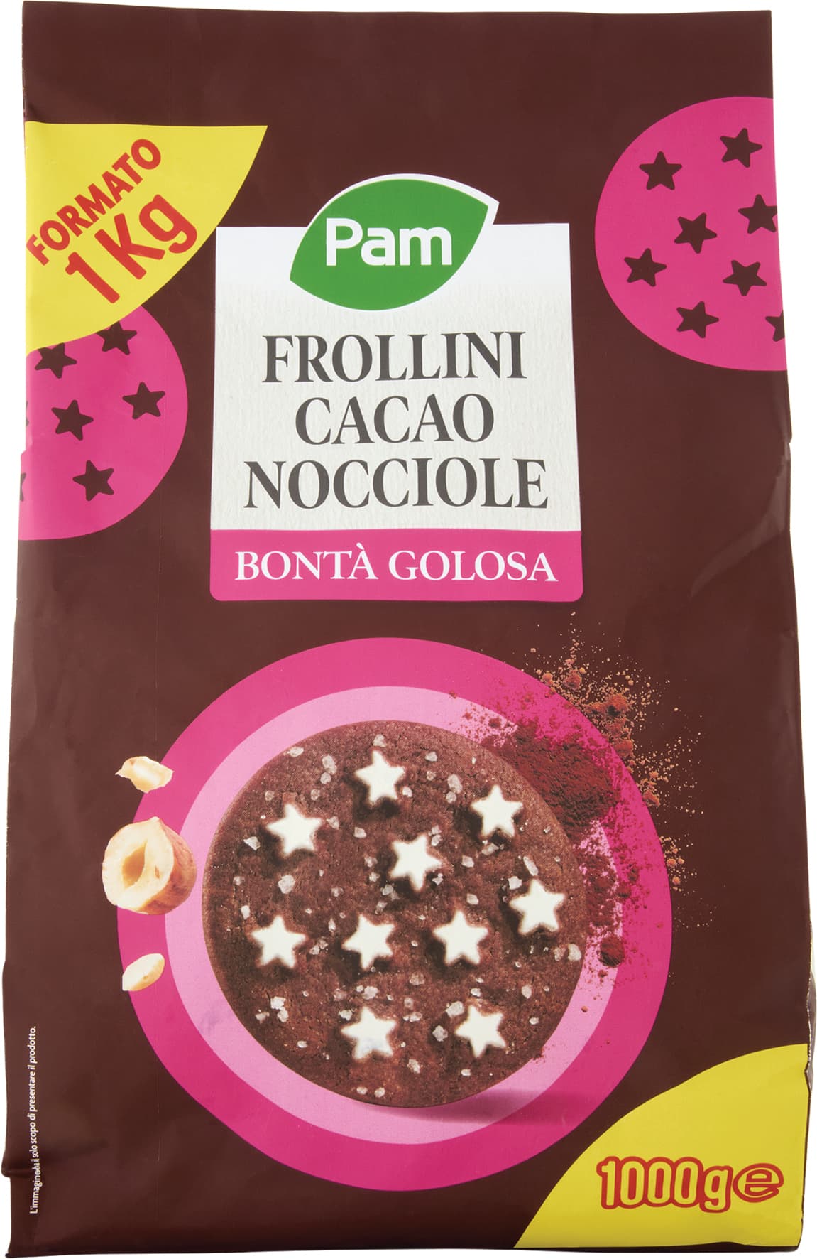 PAM Frollini Cacao Nocciole 1000 g – immagine 2