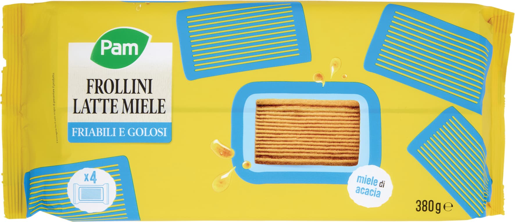 PAM Frollini Latte Miele 380 g – immagine 2