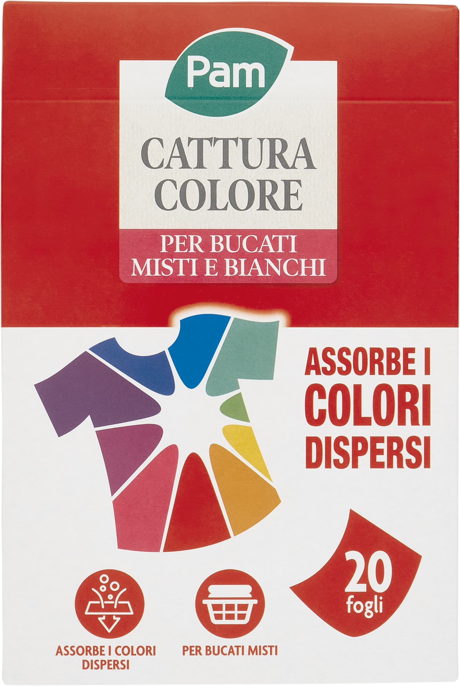PAM Cattura Colore per Bucati Misti e Bianchi 20 pz – immagine 2
