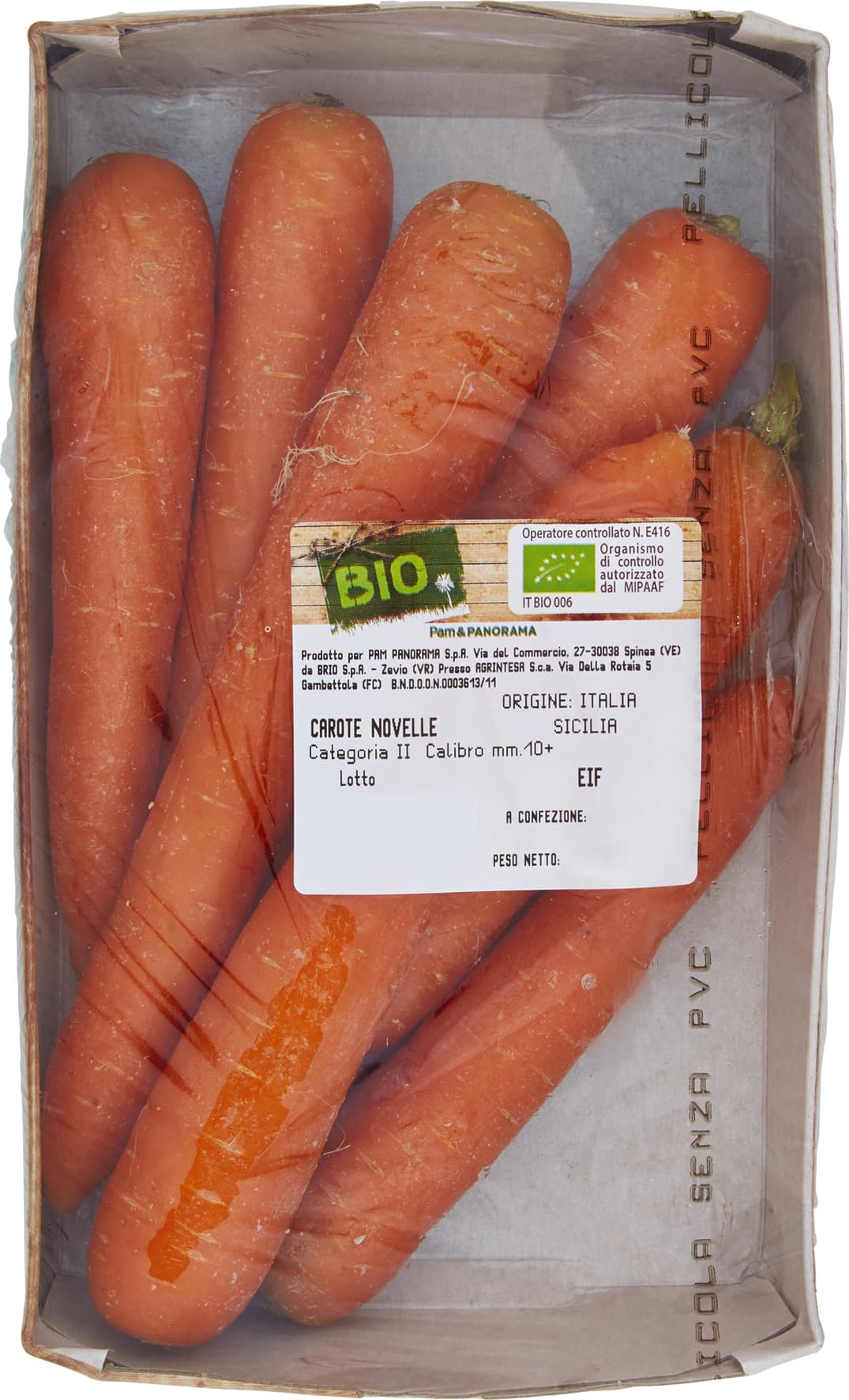 BIO Carote Novelle 500 g – immagine 2