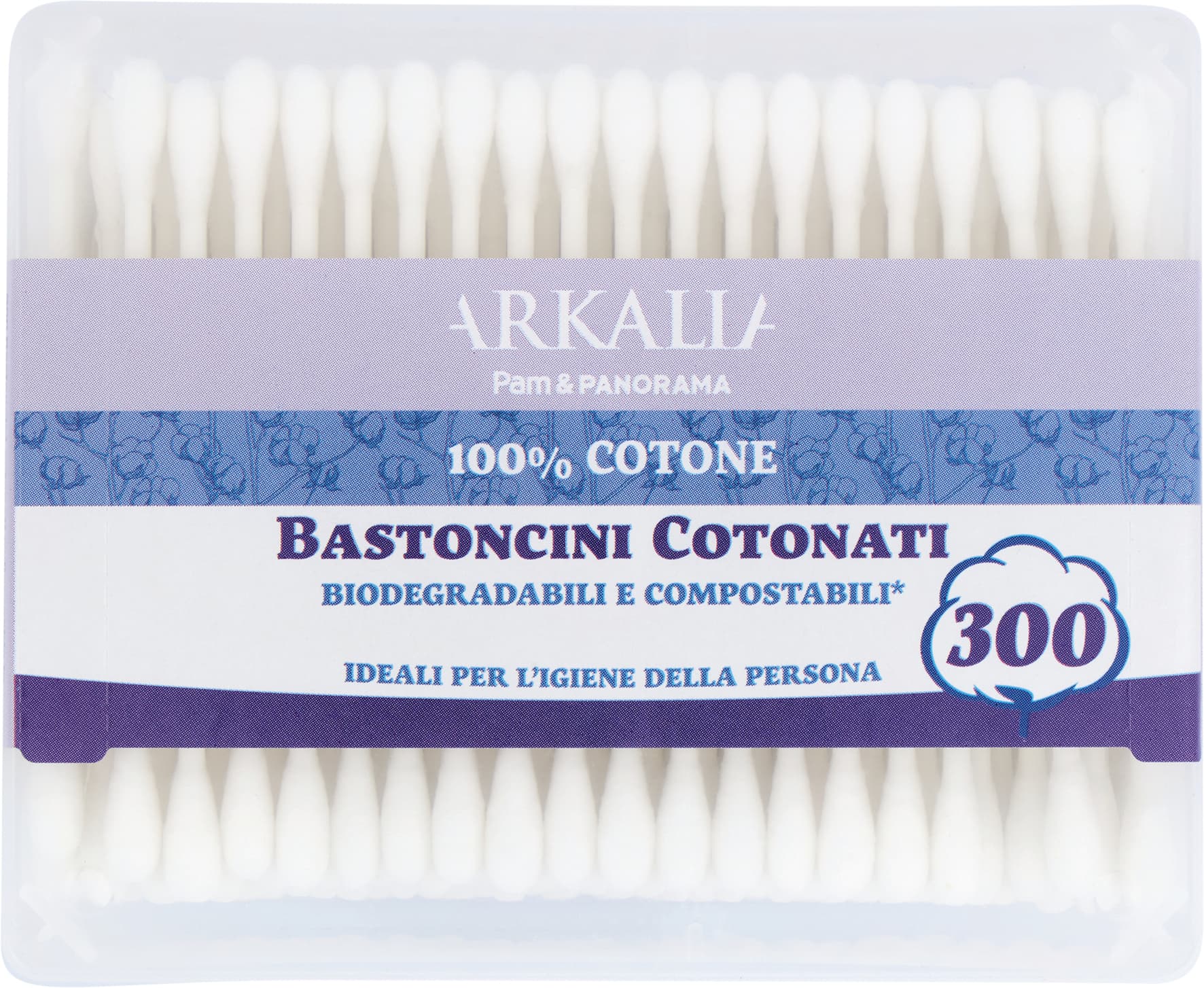 ARKALIA Bastoncini Cotonati 300 pz – immagine 2