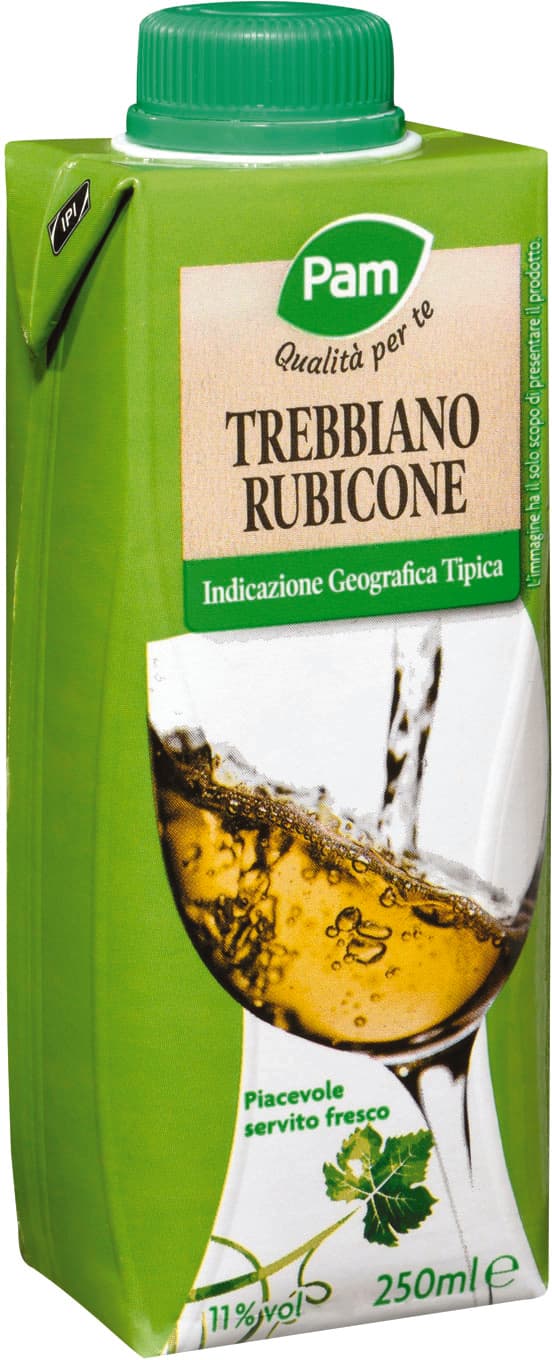Trebbiano rubicone IGT PAM Qualità per te 250 ml – immagine 2