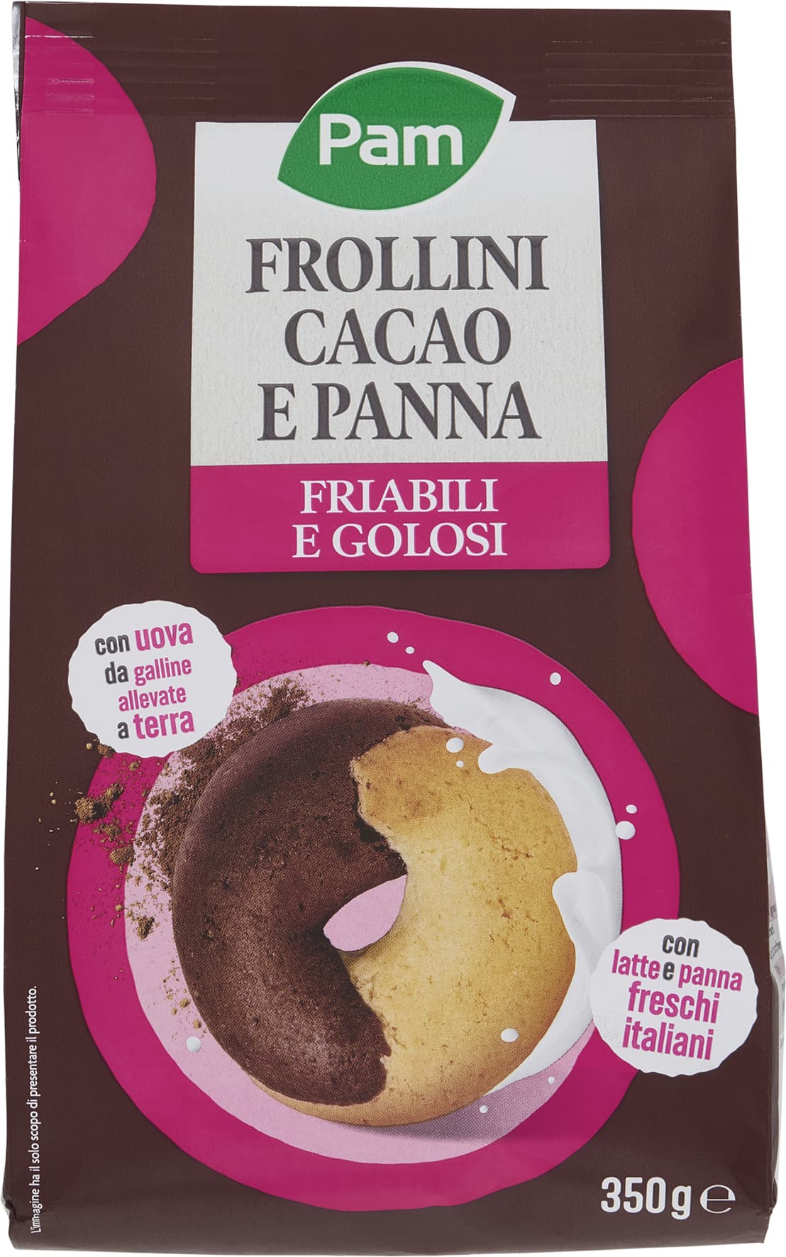 PAM Frollini Cacao e Panna 350 g – immagine 2