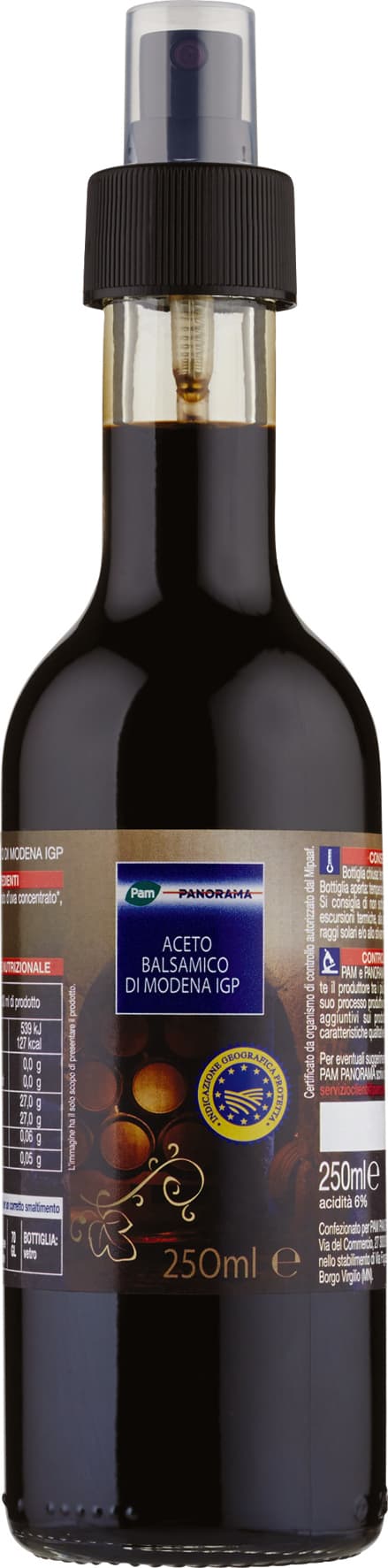 PAM PANORAMA Aceto Balsamico di Modena IGP 250 ml – immagine 2