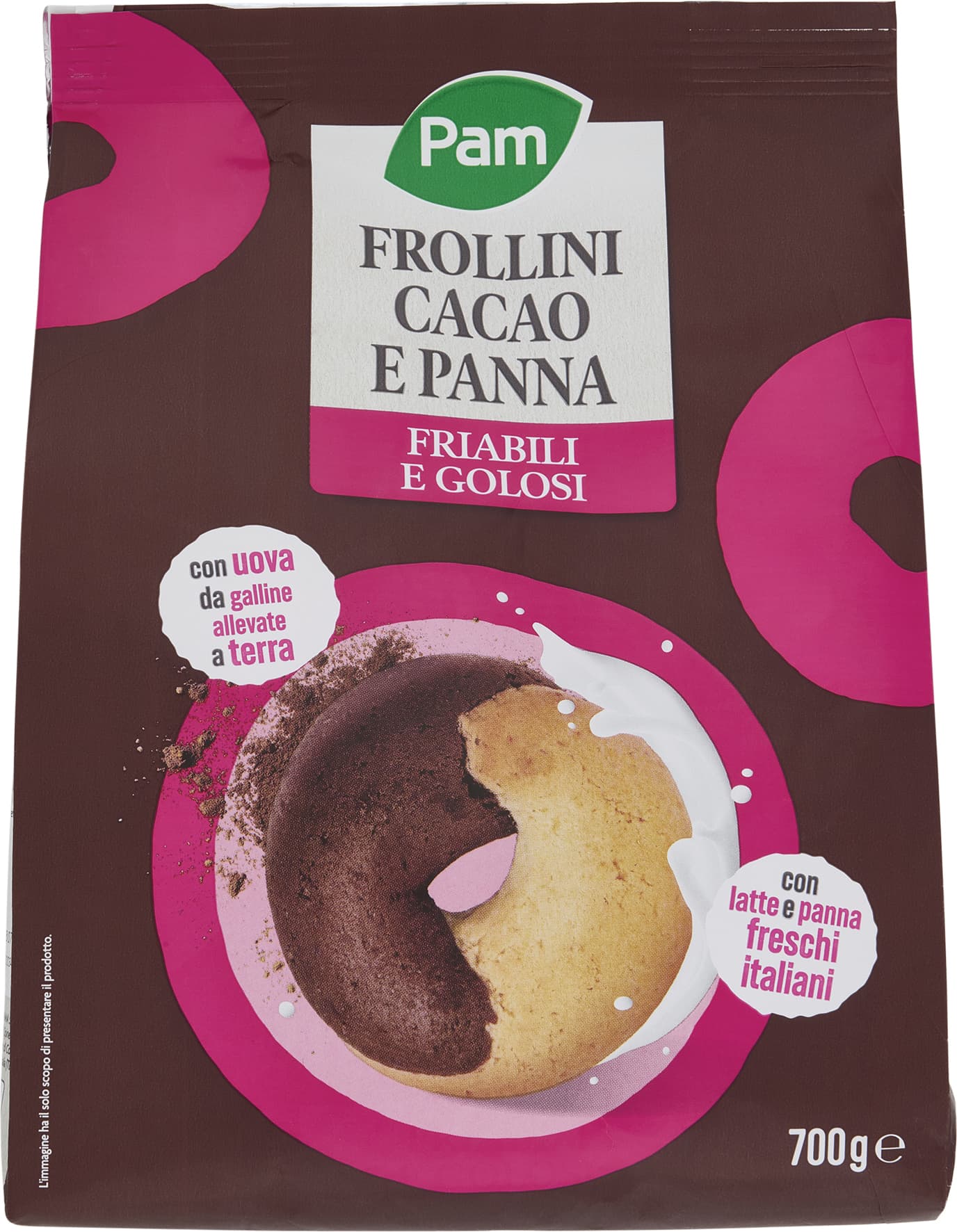PAM Frollini Cacao e Panna 700 g – immagine 2