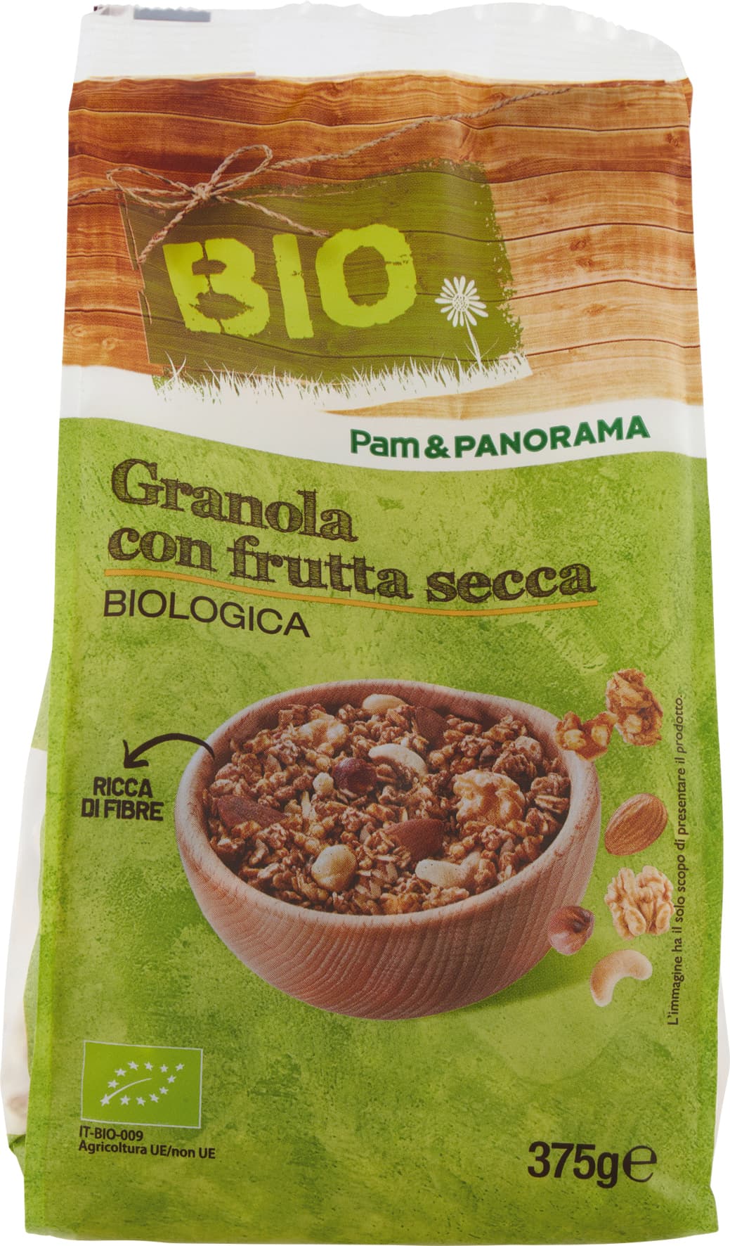 BIO Granola con frutta secca Biologica 375 g – immagine 2