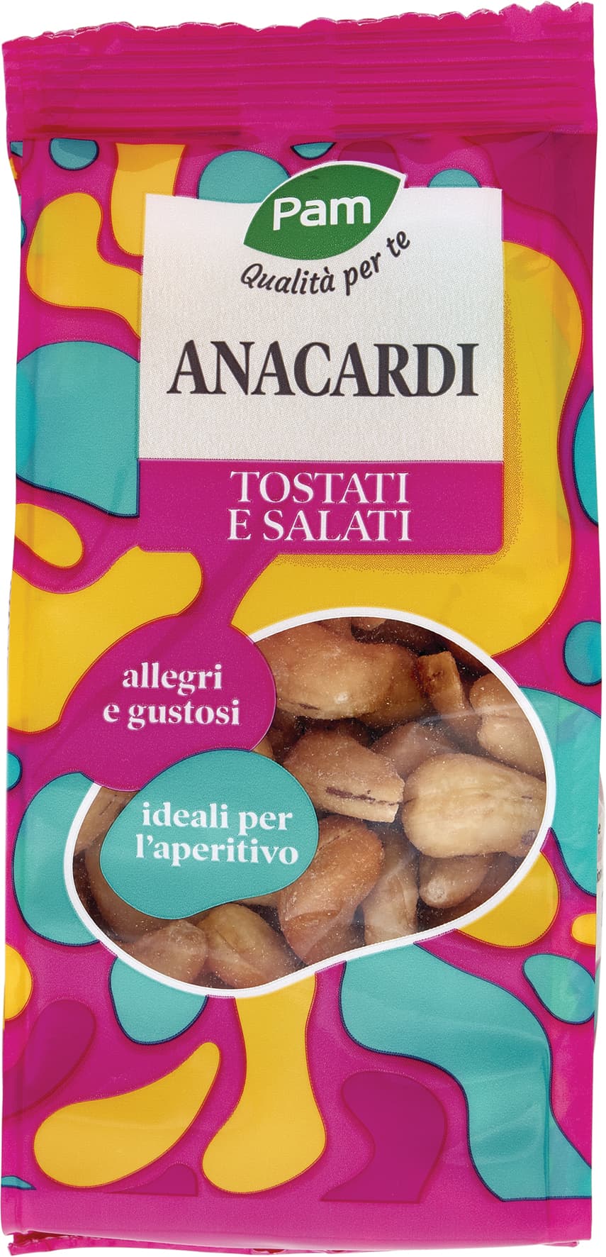 PAM Qualità per te Anacardi Tostati e Salati 150 g – immagine 2