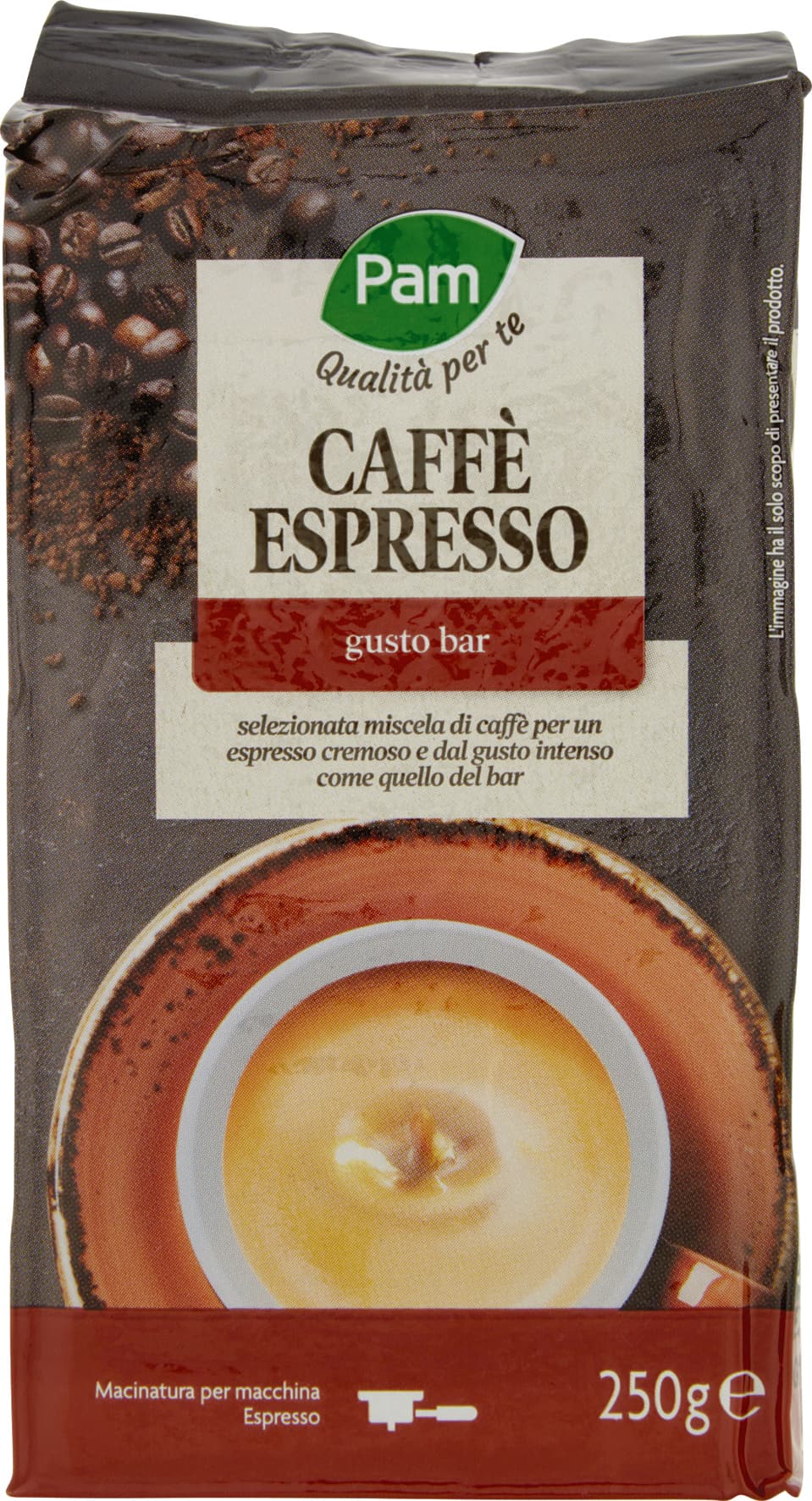 PAM Qualità per te Caffè Espresso gusto bar 250 g – immagine 2