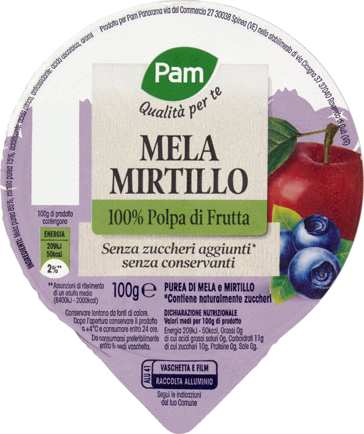 PAM Qualità per te Mela Mirtillo 100 g – immagine 2