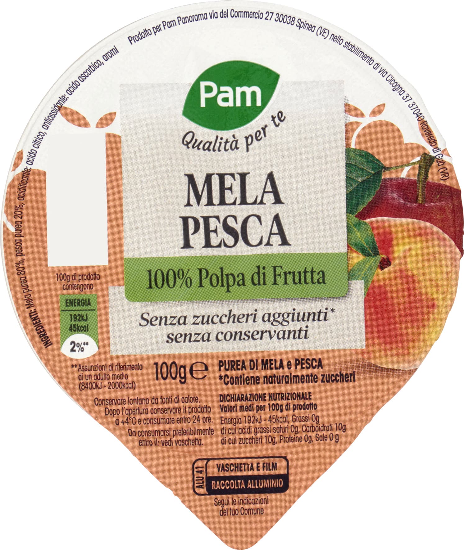 PAM Qualità per te Mela Pesca 100 g – immagine 2
