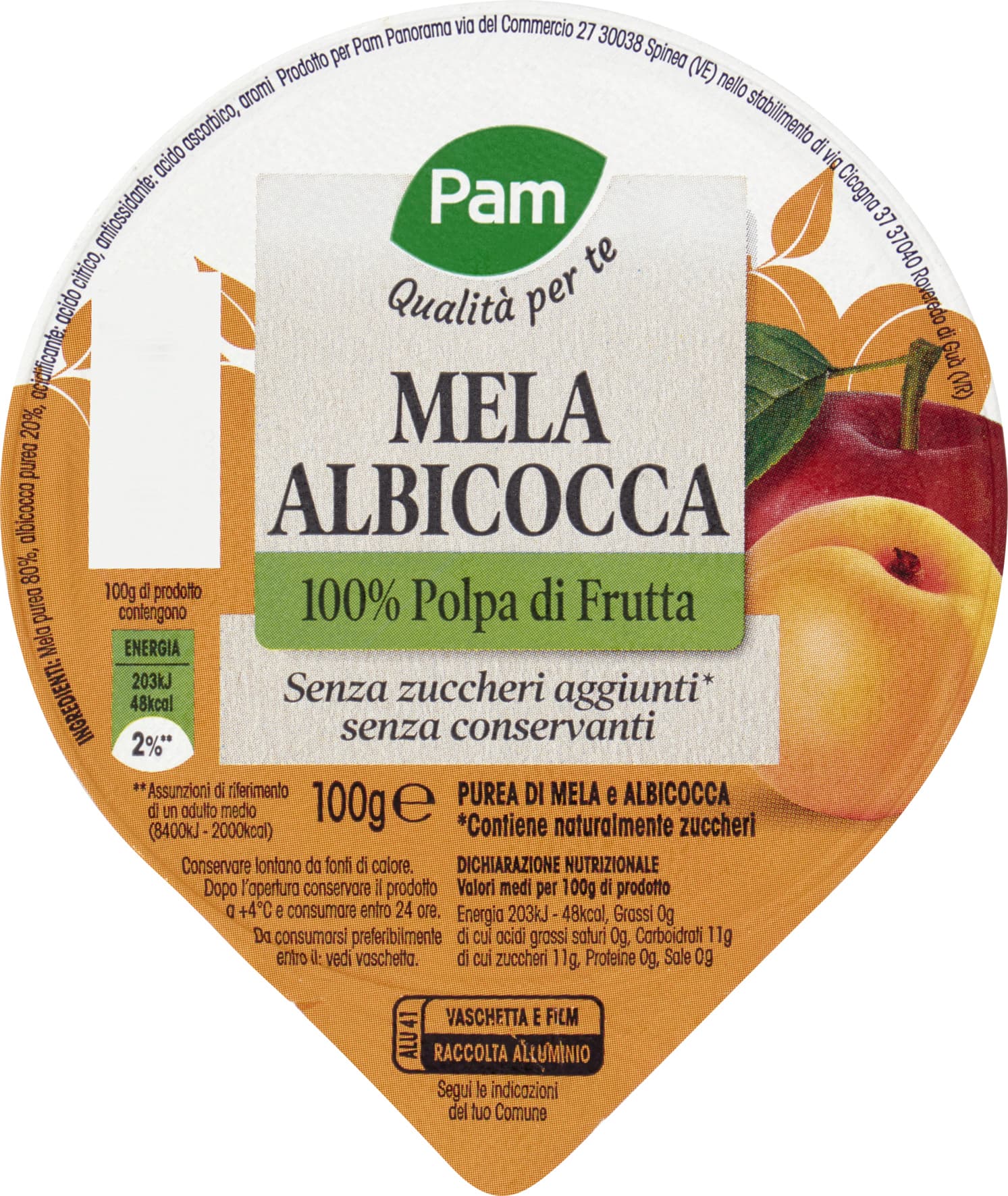 PAM Qualità per te Mela Albicocca 100 g – immagine 2