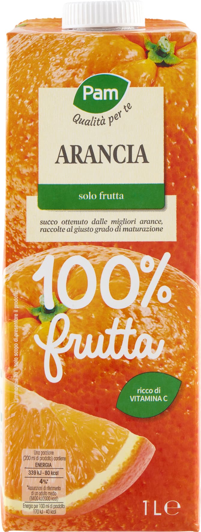 PAM Qualità per te Succo di Arancia 1 L – immagine 2