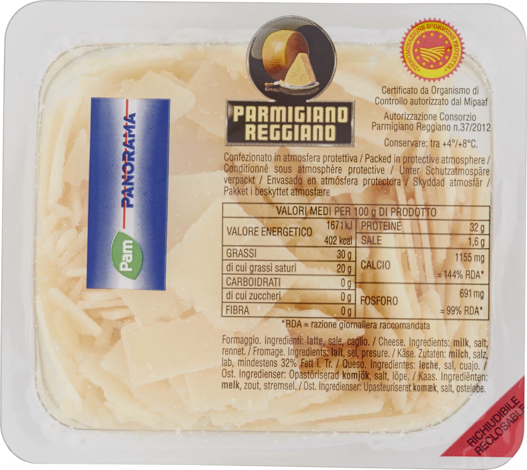 PAM PANORAMA Parmigiano Reggiano DOP Scaglie 150 g – immagine 2