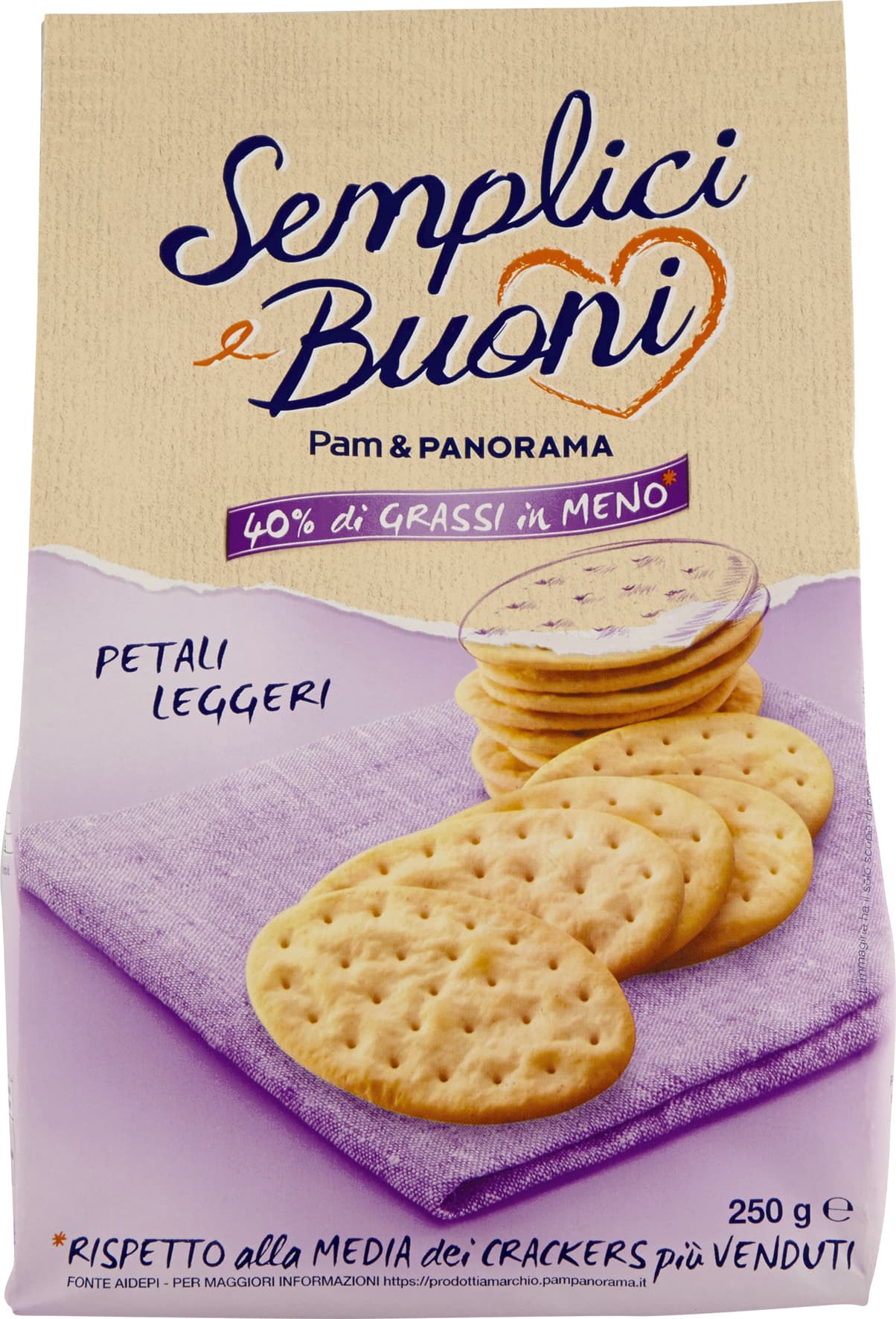 SEMPLICI E BUONI 40% di Grassi in Meno Petali Leggeri 250 g – immagine 2