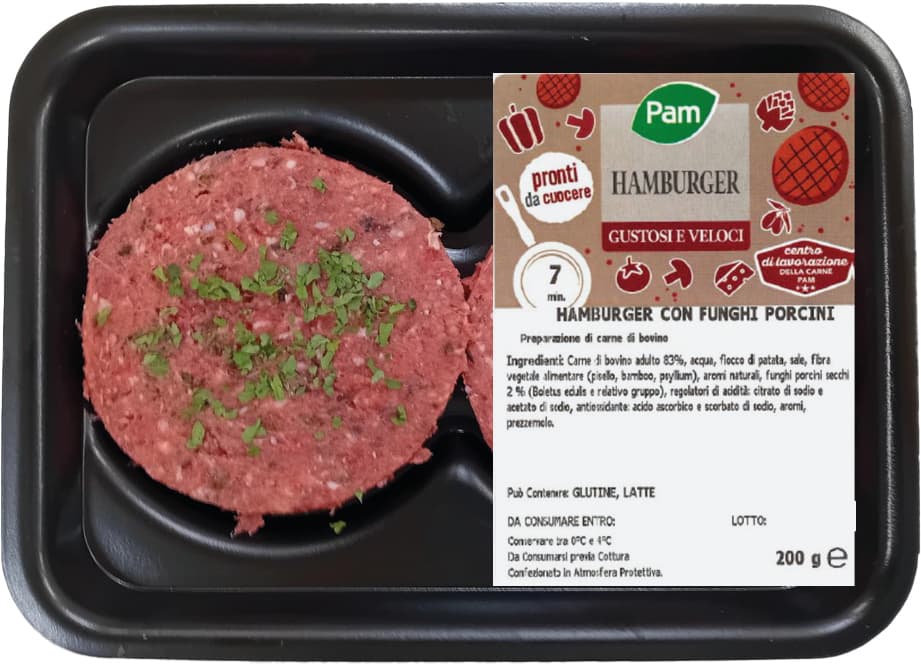 Pam-hamburger ai funghi – immagine 2