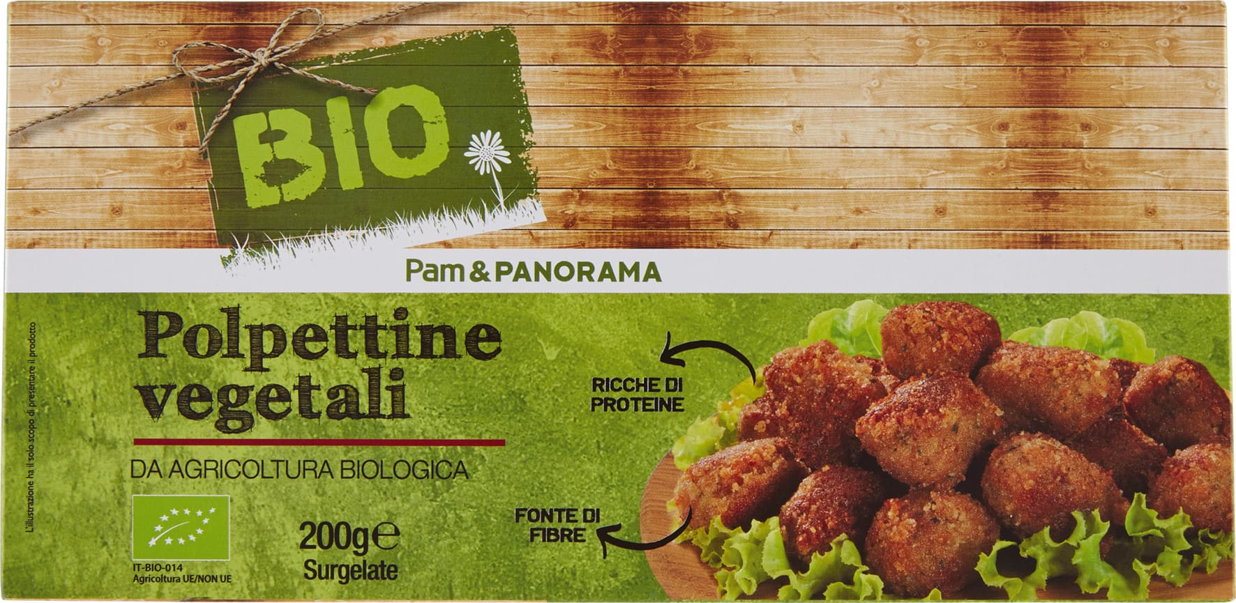 BIO Polpettine vegetali Surgelate 200 g – immagine 2