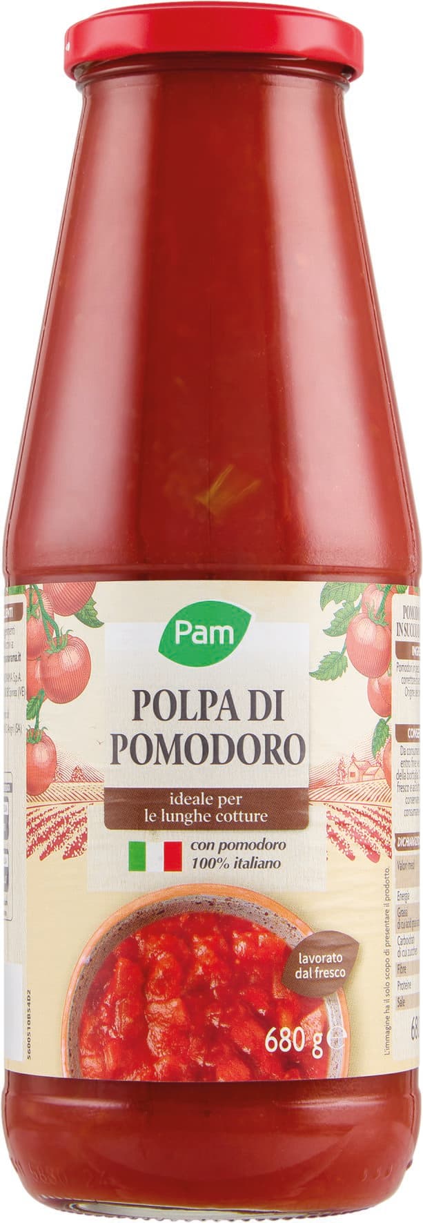 PAM PANORAMA Polpa di Pomodoro 680 g – immagine 2