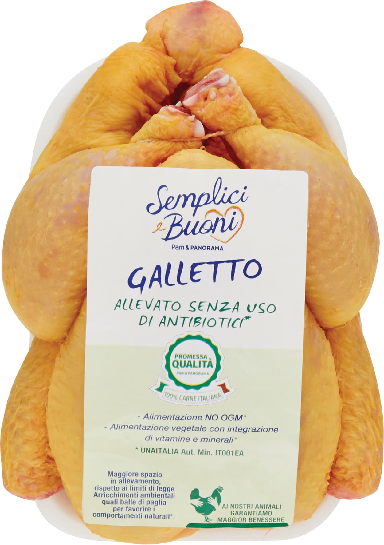 SEMPLICI E BUONI Senza Antibiotici Galletto Busto – immagine 2