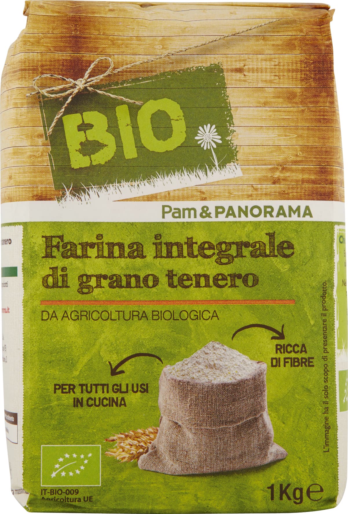 BIO Farina integrale di grano tenero 1 kg – immagine 2
