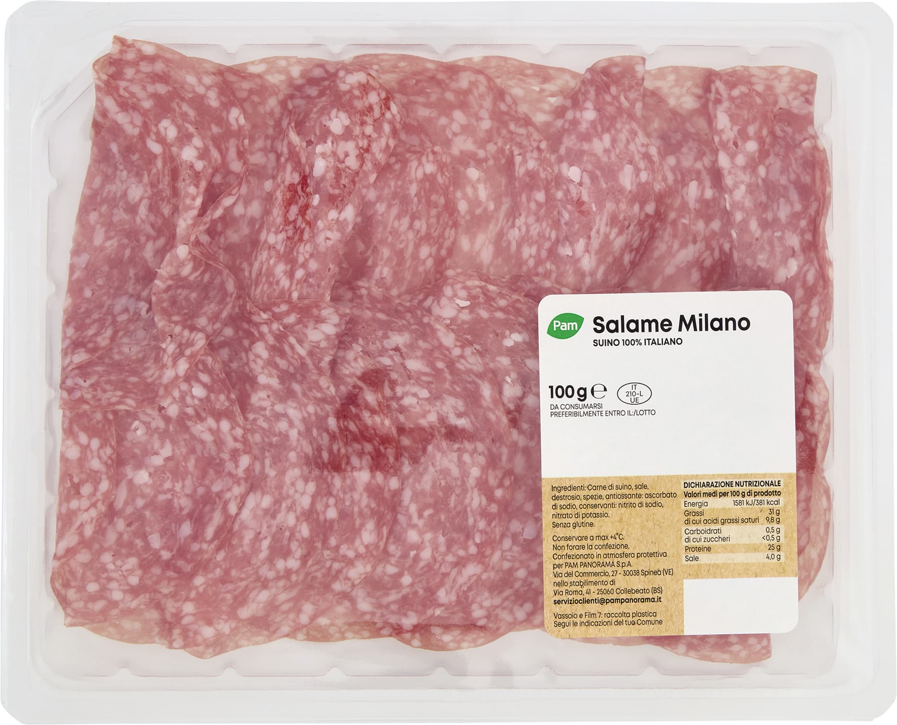 PAM Salame Milano 100 g – immagine 2