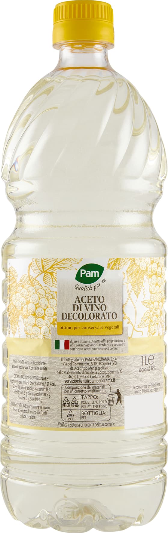PAM PANORAMA Aceto di Vino 1 litro – immagine 2