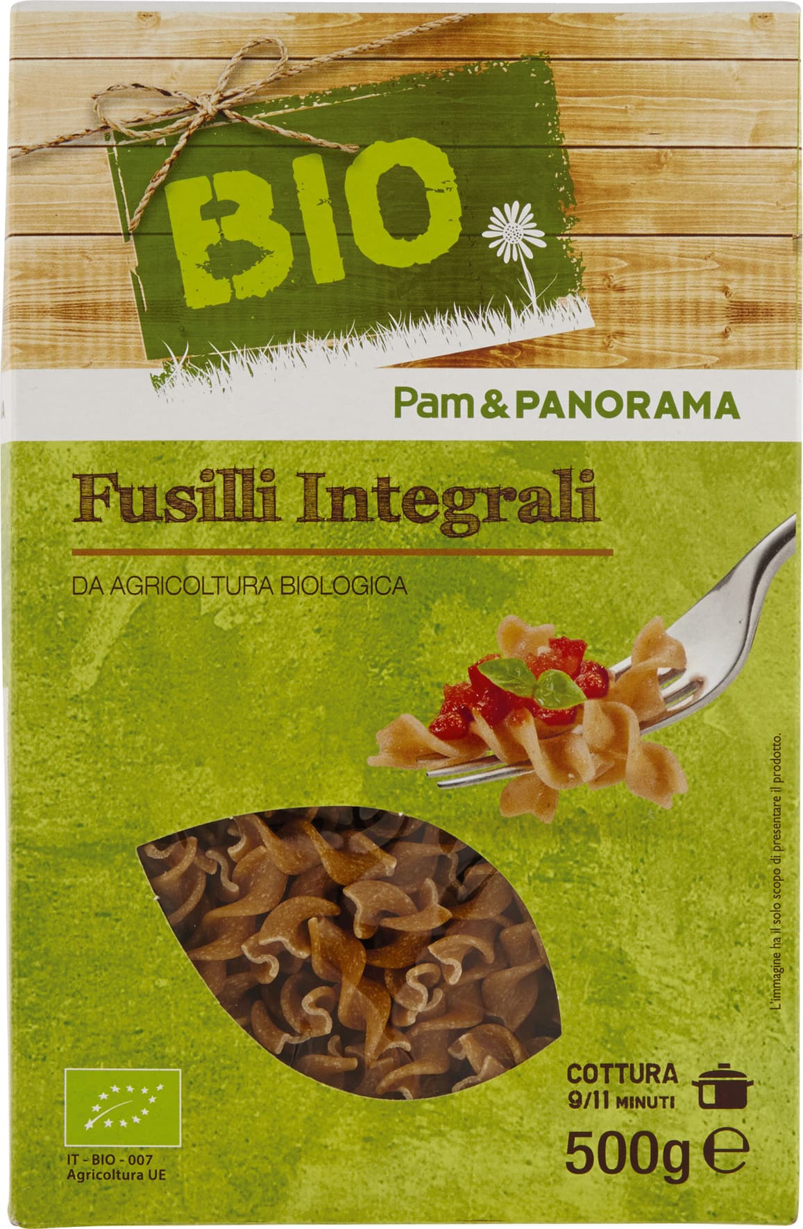 BIO Fusilli Integrali 500 g – immagine 2