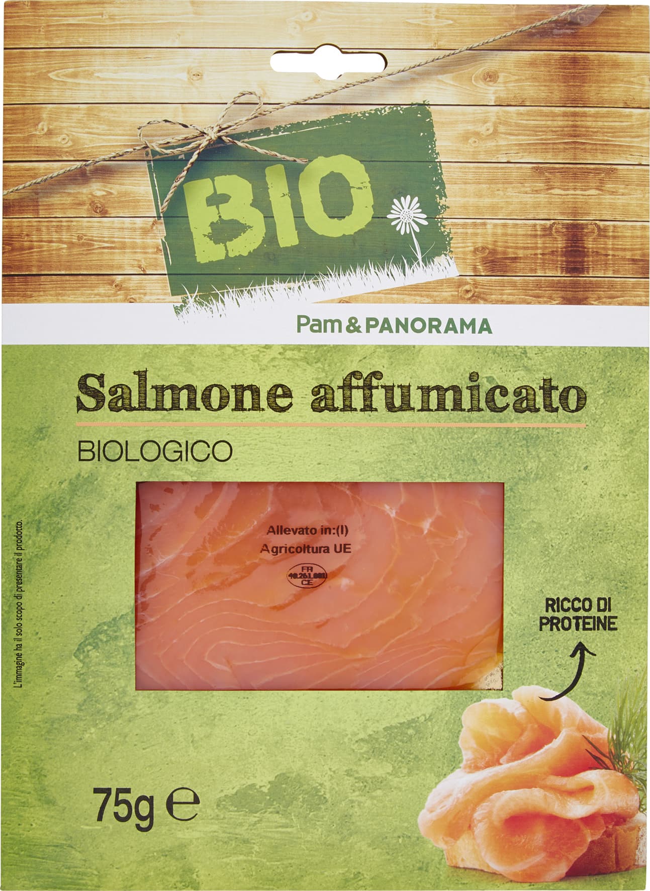BIO Salmone affumicato Biologico 75 g – immagine 2
