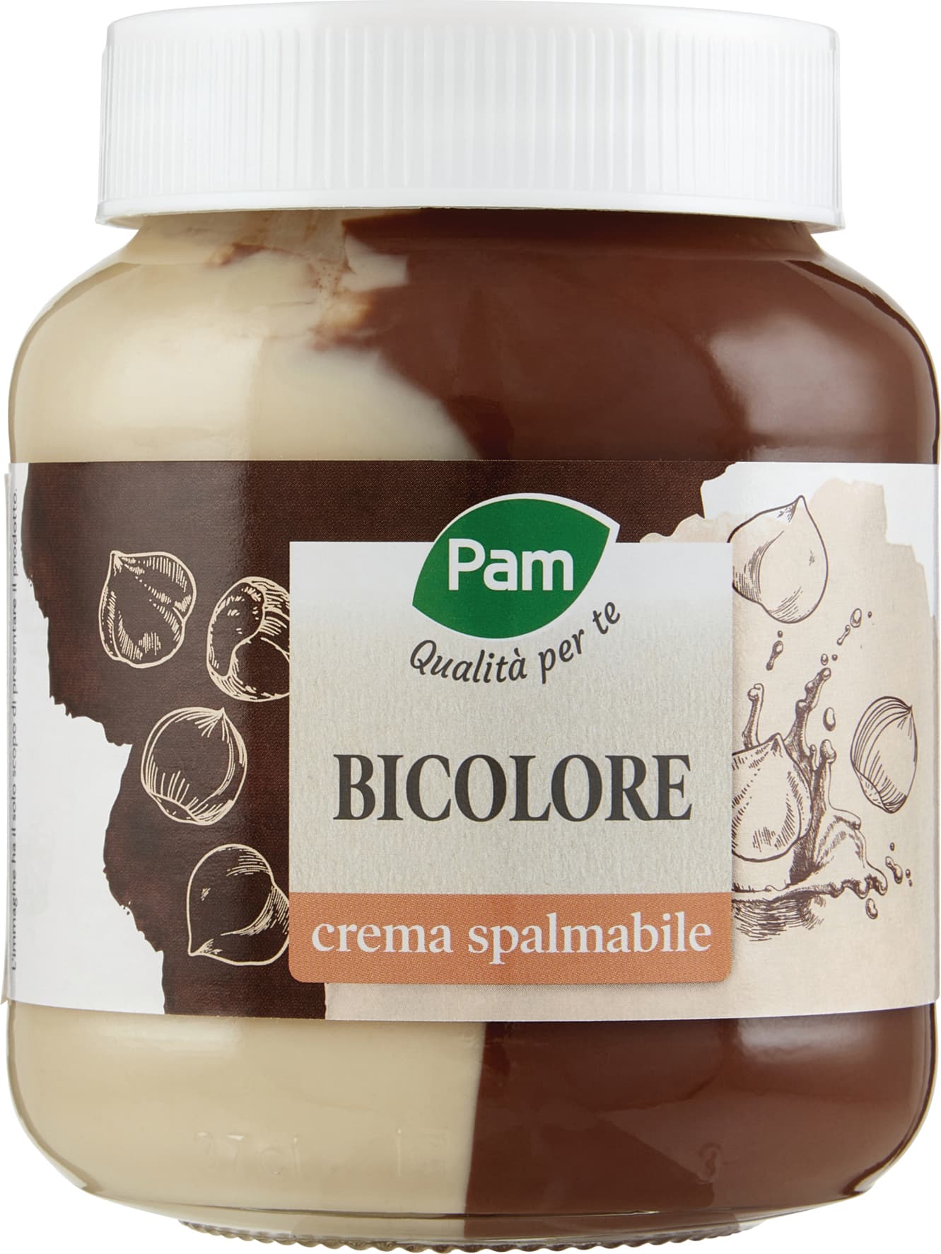 PAM Qualità per te Bicolore crema spalmabile 400 g – immagine 2