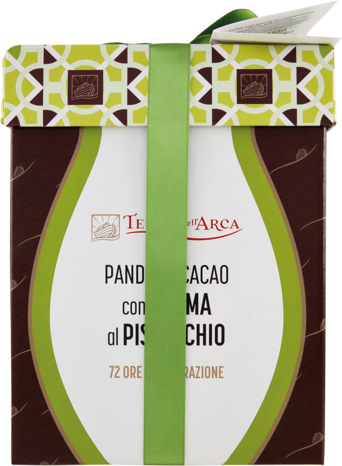 TESORI DELL'ARCA Pandoro Cacao con Crema di Pistacchio 1000 g – immagine 2