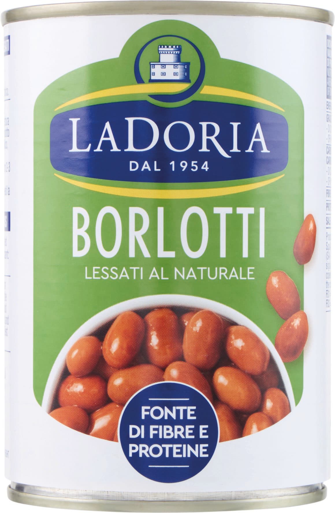 La Doria Borlotti Lessati al Naturale 400 g – immagine 2