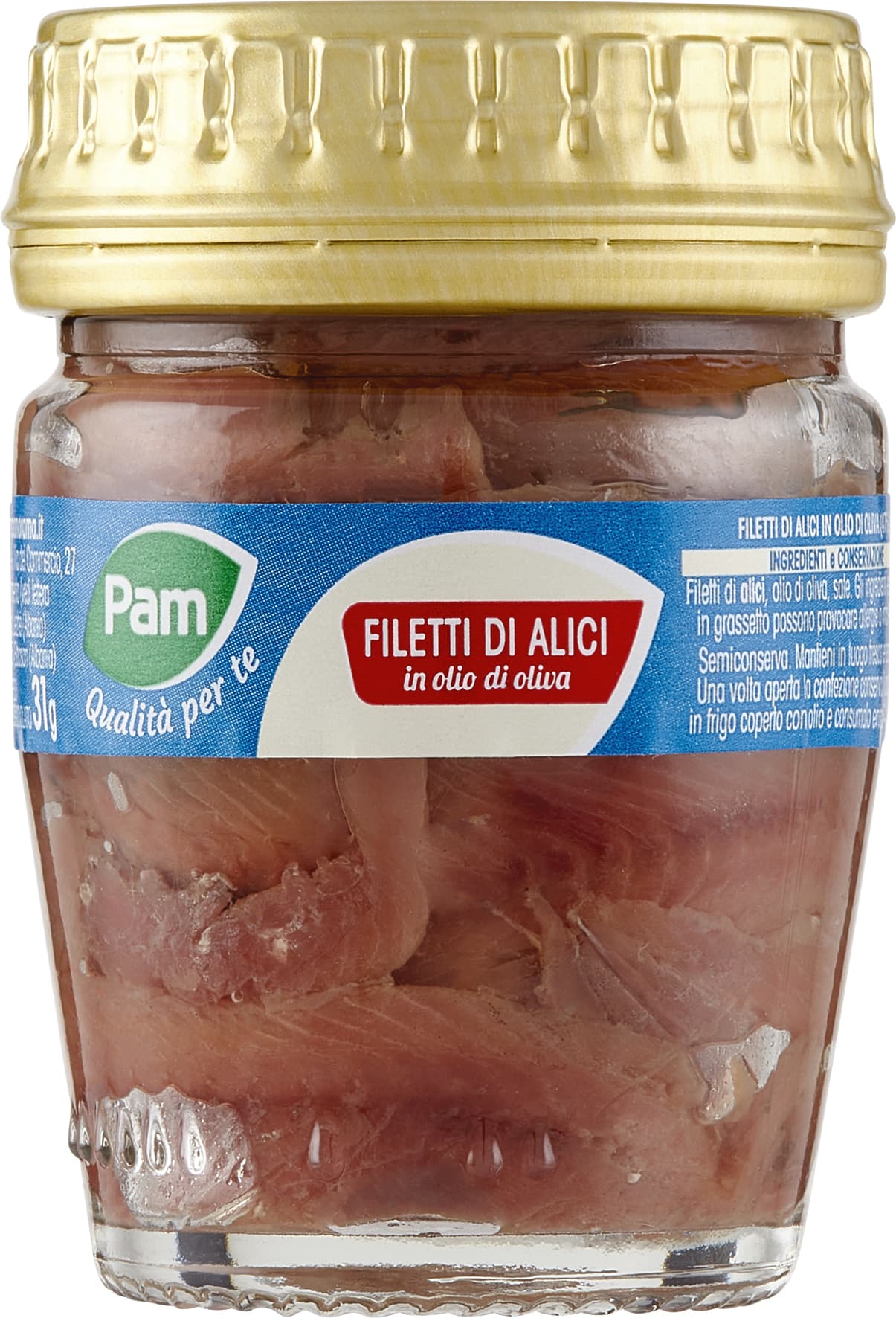 PAM PANORAMA Filetti di Alici in olio d'oliva 58 g – immagine 2