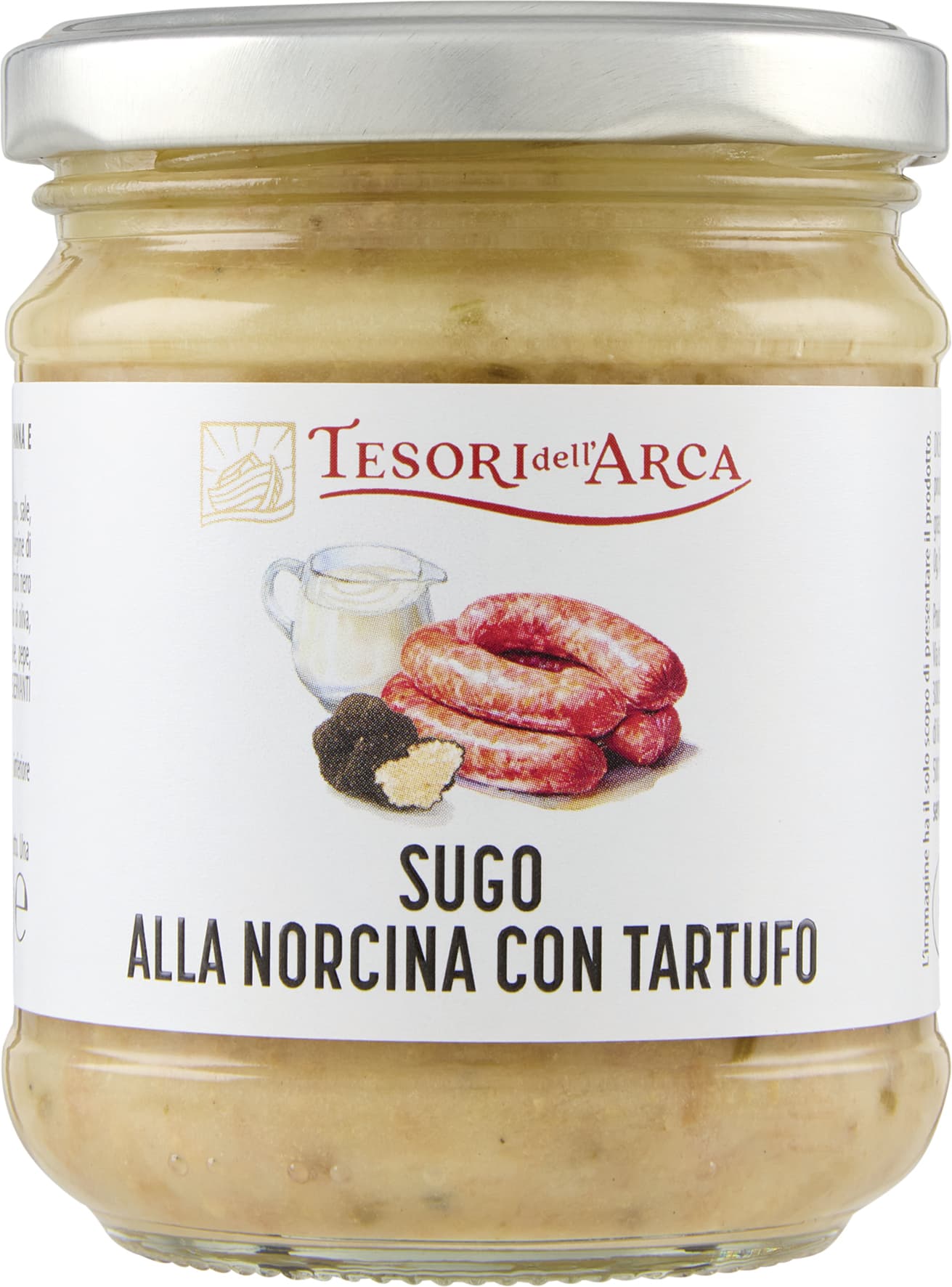 TESORI DELL'ARCA Sugo alla Norcina con Tartufo 180 g – immagine 2