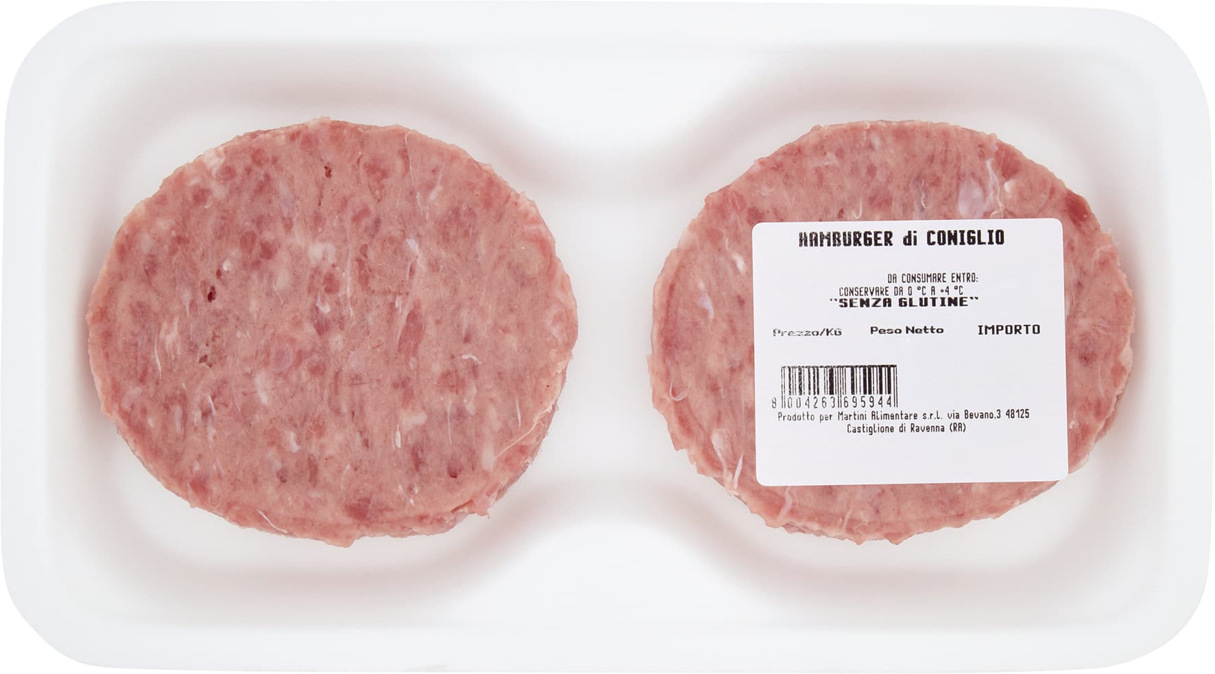 Hamburger di Coniglio 0,200 kg – immagine 2