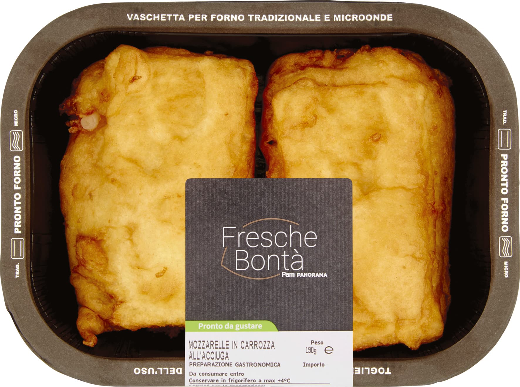 FRESCHE BONTÁ Mozzarelle in Carrozza all'Acciuga 190 g – immagine 2