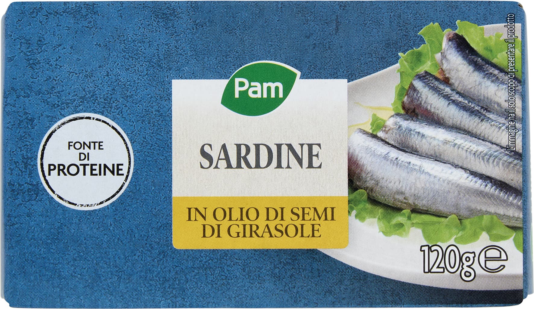 PAM PANORAMA Sardine in olio di oliva 120 g – immagine 2