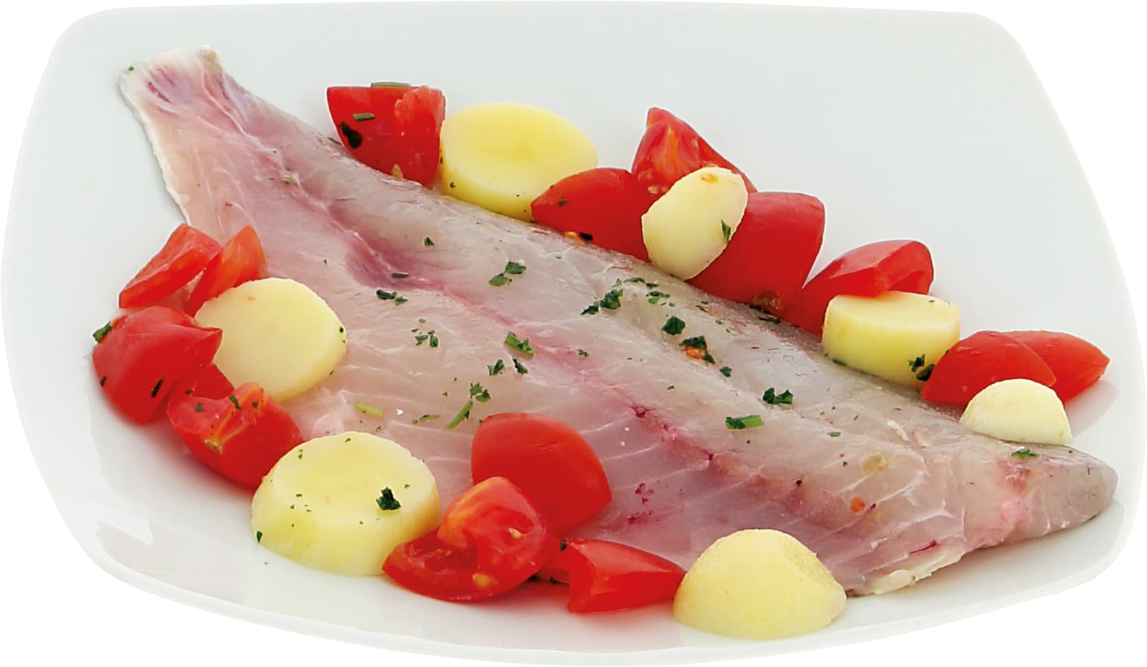 Filetto di orata con patate e pomodorini – immagine 2