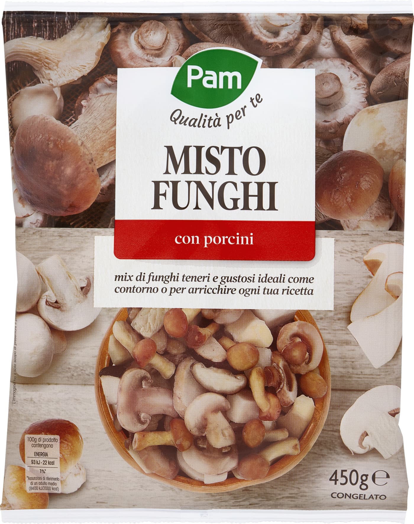PAM Qualità per te Misto Funghi Congelato 450 g – immagine 2